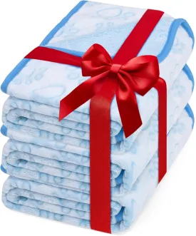 Stuffed 3pcs Premium Soft Dog Blankets for Small Dogs, Cat Blanket Calming Washable for Bed Couch Crate Protection Cover, Dog Puppy Kitten Essentials Christmas Dog Gifts, 16 * 24 inches,Blue
