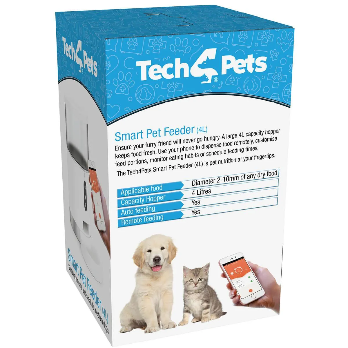 Tech 4 Pets Smart Pet Feeder 4L