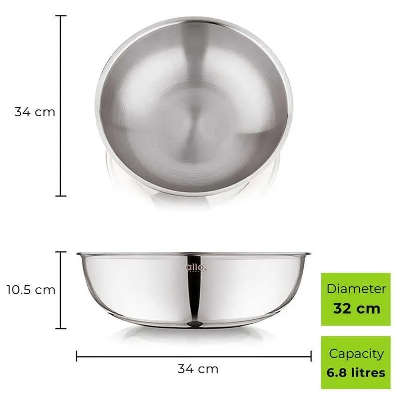 Tobie Stainless Steel Bowl - 6800 ML
