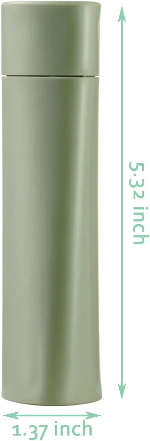 Travel Lint Roller with Cover Reusable Mini Lint Remover Small Pocket Lint Roller for Clothes Portable Sticky Roller 40 Sheets (Slate Green)