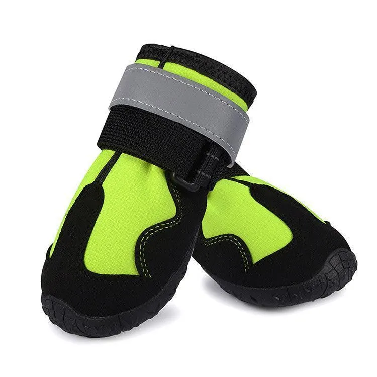 Waterproof Dog Boots Paw Protector Anti Slip Sole - 4PCS