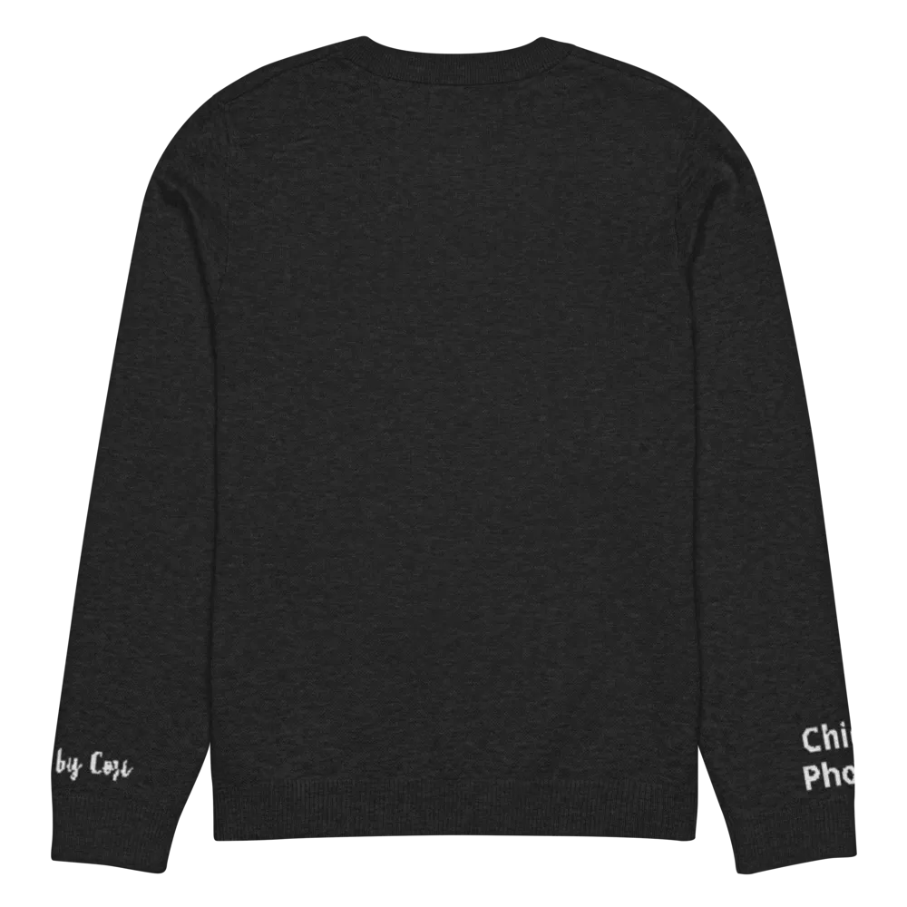 Weekends Coffee & Dogs Personalized Knit Sweater