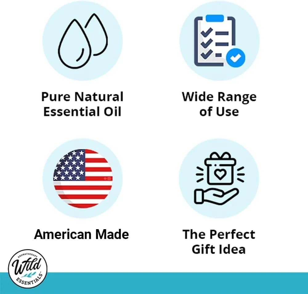 Wild Essentials Ginger 100% Pure Essential Oil - 10ml, Therapeutic Grade, Made and Bottled in The USA