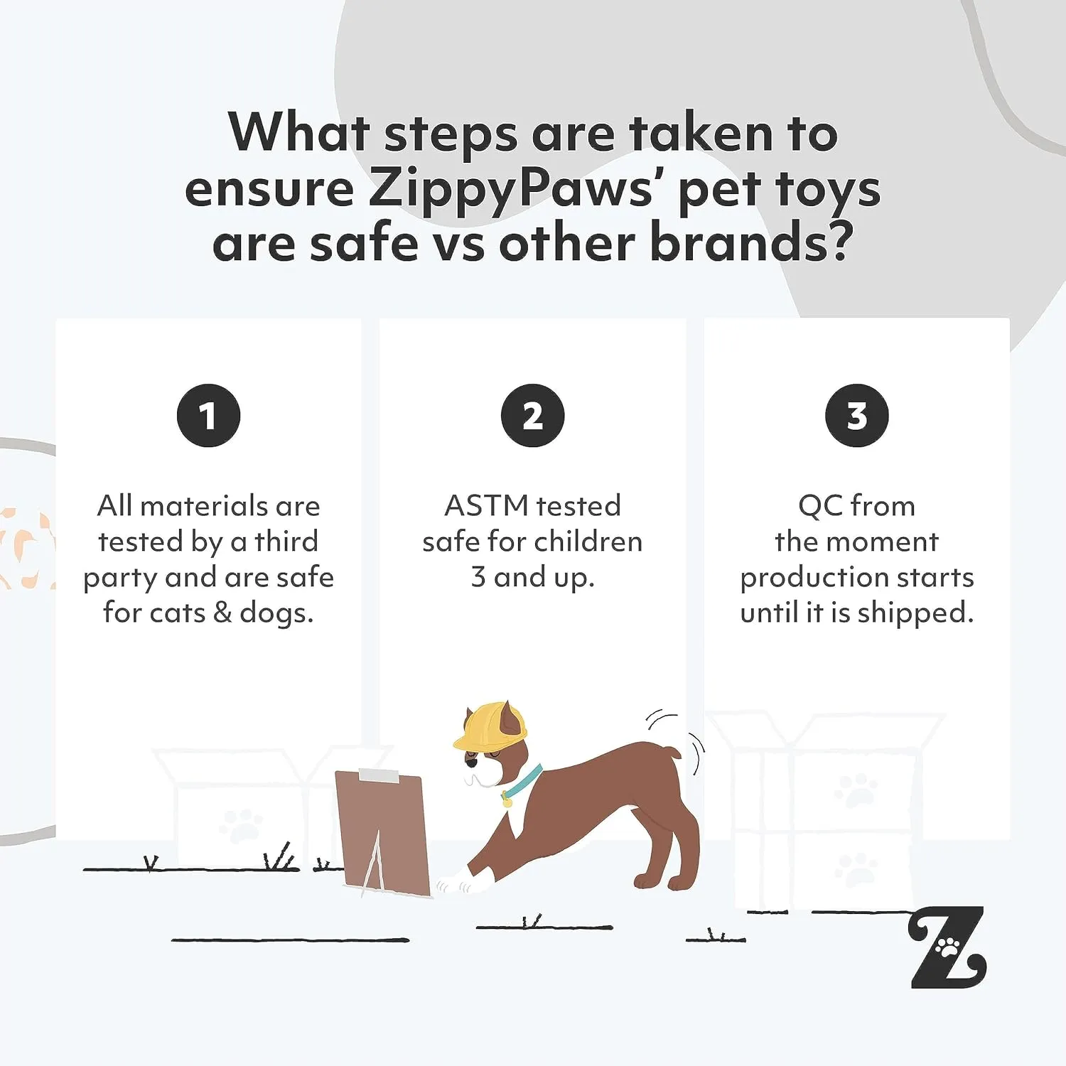 ZippyPaws Zingy Fox - Dog Toys no Stuffing, Squeaky Plush Dog Toy for Small & Medium Dogs, Interactive Puppy & Dog Chew Toys Without Stuffing for Boredom